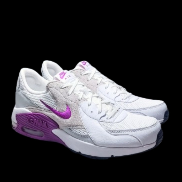 Nike Shoes - Nike Air Max Excee Womens Size 6 White Hyper Violet Platinum